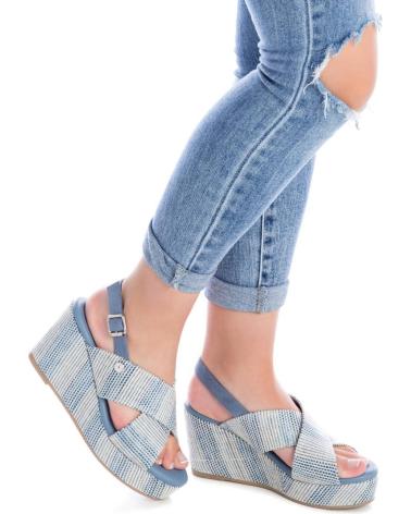 Woman Sandals REFRESH 170692 TEXTIL JEANS