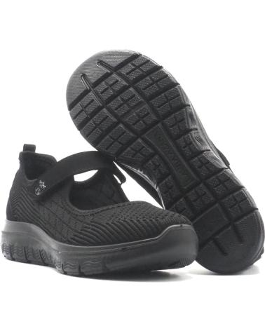 Ballerinas für Damen LAURA AZAÑA ZAPATILLA LAURA AZANA LA24507TE NEGRO M LINUX NEGRO