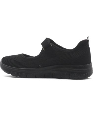 Ballerinas für Damen LAURA AZAÑA ZAPATILLA LAURA AZANA LA24507TE NEGRO M LINUX NEGRO