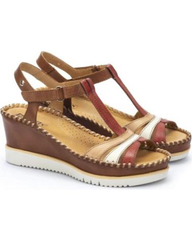 SANDÁLIAS PLATAFORMA PIKOLINOS W3Z-1776C1 MULTICOLOR CHERRY