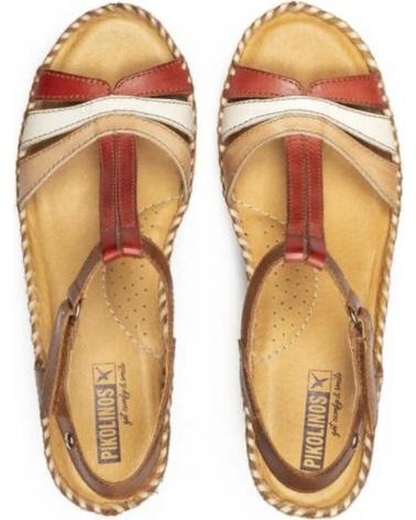 SANDÁLIAS PLATAFORMA PIKOLINOS W3Z-1776C1 MULTICOLOR CHERRY