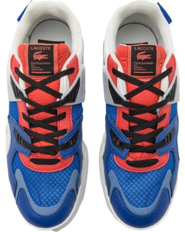 Scarpe sport per Uomo LACOSTE ZAPATILLAS LT 125 123 2 SMADK BLU-WHT