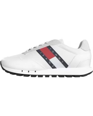 Sports-Shoes-De-Hombre-TOMMY-HILFIGER-ZAPATILLAS-CASUAL-BLANCAS-01081-YBR-BLANCO