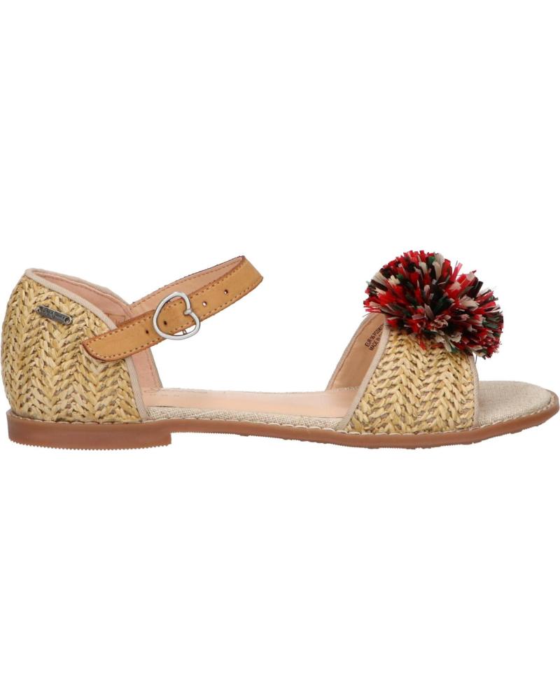 Woman and girl Sandals PEPE JEANS PGS90122 ELSA 816 NATURAL