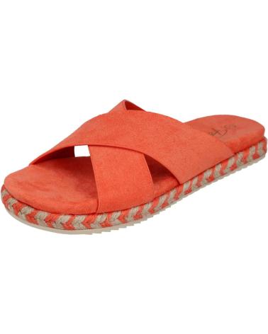 Woman Sandals POPCORN 9052 SANDALIAS PLANAS MUJER NARANJA