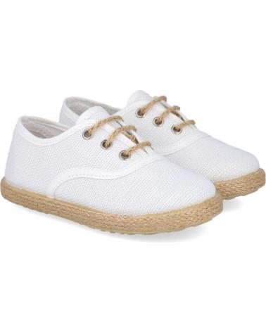 Zapatos de Niño BATILAS 47631 ZAPATILLAS DE YUTE PARA N BLANCO