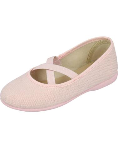 Zapatos de Niña BATILAS 128-237 BAILARINAS NINA ROSA