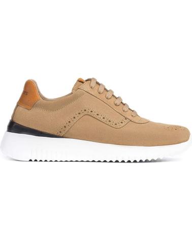 Zapatillas deporte de Hombre WONDERS ZAPATILLAS PIEL PICADO CB-3320 SAND