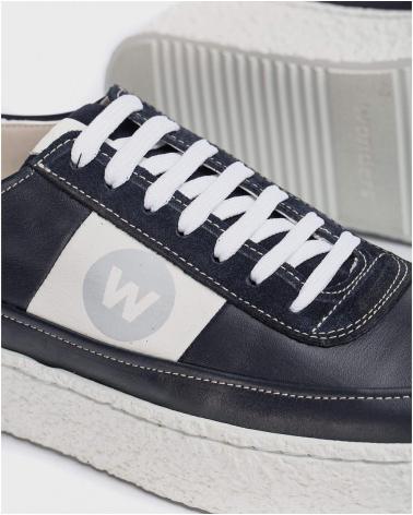 Zapatillas deporte de Hombre WONDERS ZAPATILLAS PIEL CB-3902 MARINO