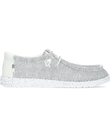 Nauticos pour Homme HEY DUDE HD40019-1KA -GRIS BLANCO