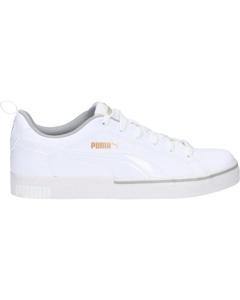 Sportif pour Femme et Fille et Garçon PUMA 373633 BREAK POINT VULC JR 02 WHITE