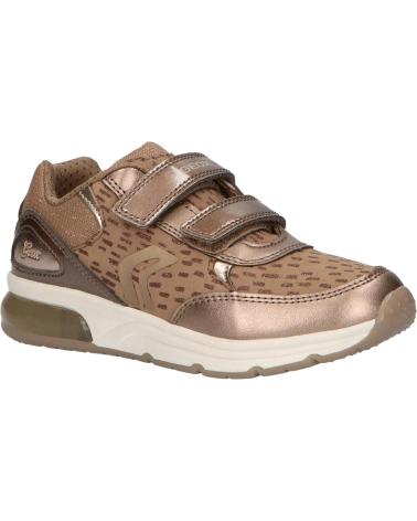 Zapatillas deporte pour Fille GEOX J948VB 0DHAJ J SPACECLUB C2016 DK GOLD