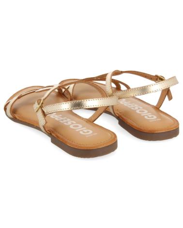 Sandali per Donna GIOSEPPO SANDALIAS PLANAS 69113 ORO DORADO