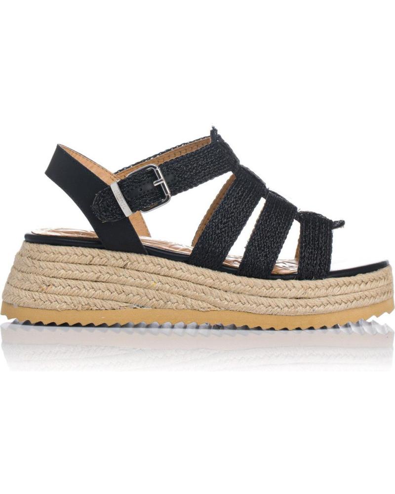 Sandalen für Damen MTNG SANDALIAS PLANAS MUSTANG 52862 NEGRO