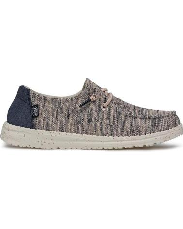 Zapatos de Mujer HEY DUDE WENDY SOX-LIGHT PINK AZUL MULTI ROSA