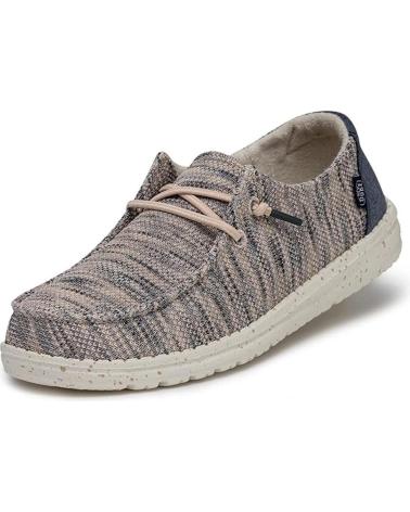 Zapatos de Mujer HEY DUDE WENDY SOX-LIGHT PINK AZUL MULTI ROSA