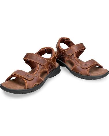 Sandalias de Hombre PANAMA JACK SANDALIAS HOMBRE MODELO SALTON BASICSC4 COLOR MARRON CUERO CUERO