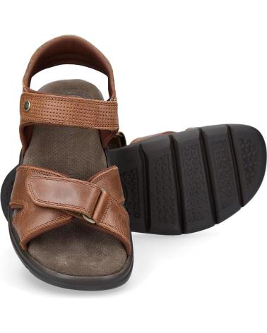 Sandalias de Hombre PANAMA JACK SANDALIAS HOMBRE MODELO SANDERS BASICSC4 COLOR MARRON CUERO CUERO