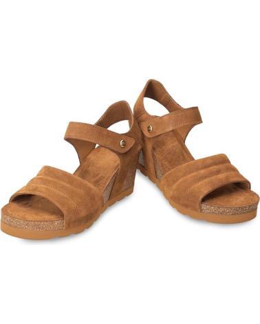 Sandali per Donna PANAMA JACK VALLEY B1 VELOUR CUERO - BARK
