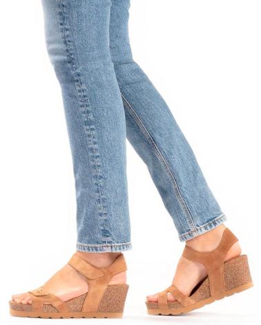 Sandali per Donna panama jack VILA B3 VELOUR CUERO - BARK