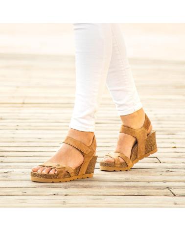 Sandali per Donna panama jack VILA B3 VELOUR CUERO - BARK