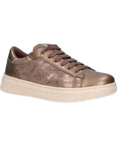 Schuhe für Damen und Mädchen GEOX J947YF 0MANF J DISCOMIX C5005 DK BEIGE