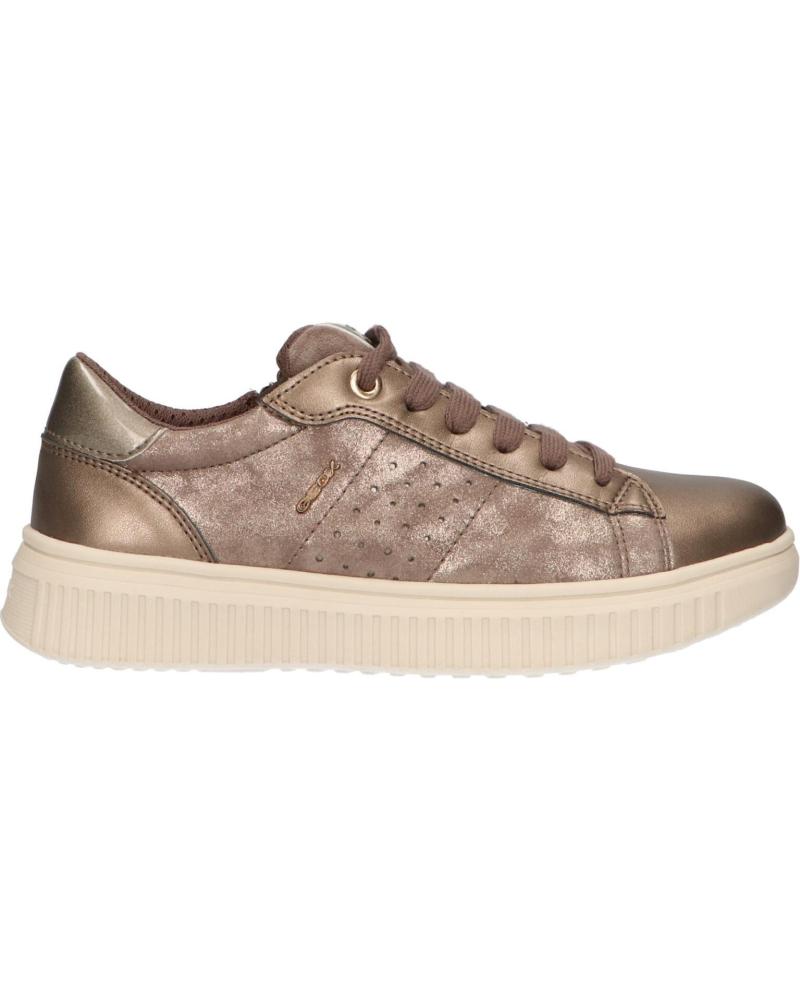 Schuhe für Damen und Mädchen GEOX J947YF 0MANF J DISCOMIX C5005 DK BEIGE