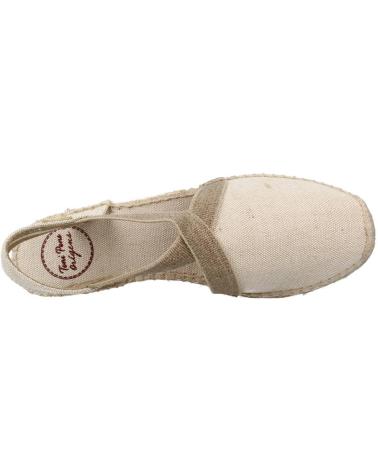 Sandalias de Mujer TONI PONS ALPARGATAS MUJER MODELO VERDI VT COLOR BEIS CRU