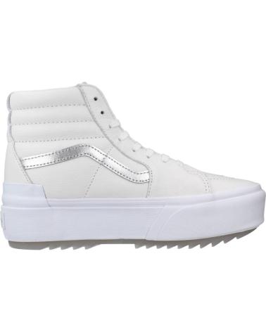 Sportivo per Donna e Uomo e Bambina e Bambino VANS OFF THE WALL UA SK8-HI STACKED BLANCO