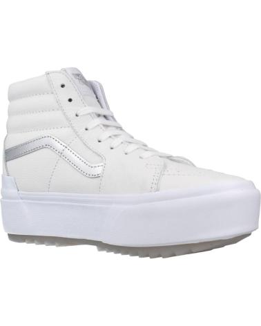 Sportivo per Donna e Uomo e Bambina e Bambino VANS OFF THE WALL UA SK8-HI STACKED BLANCO