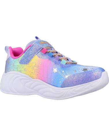 Sportivo per Bambina SKECHERS 302311L S-LIGHTS UNICORN DREAMS AZUL