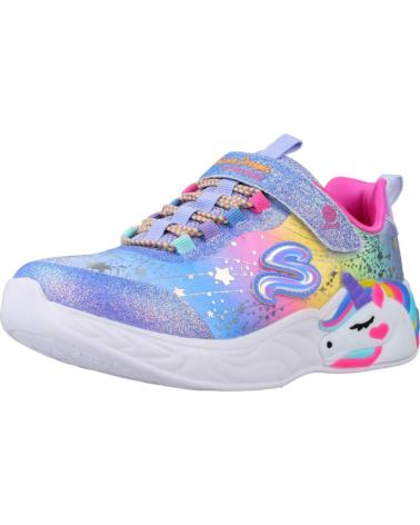 Sportivo per Bambina SKECHERS 302311L S-LIGHTS UNICORN DREAMS AZUL