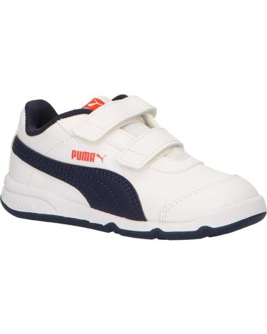 Deportivas de Niña y Niño PUMA 192523 STEPFLEEX 07 WHITE-PEACOAT
