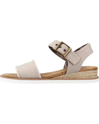 Woman Sandals SKECHERS DESERT KISS ADOBE PRINCESS MARRON CLARO