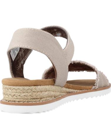 Woman Sandals SKECHERS DESERT KISS ADOBE PRINCESS MARRON CLARO