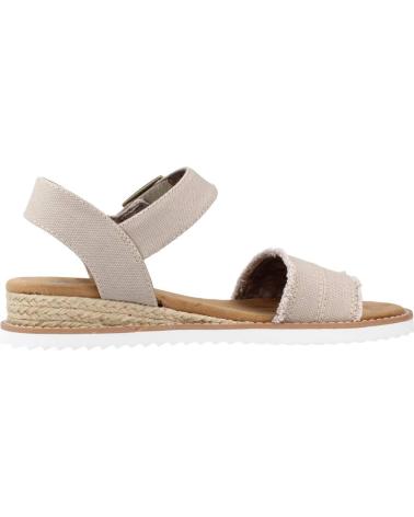 Woman Sandals SKECHERS DESERT KISS ADOBE PRINCESS MARRON CLARO