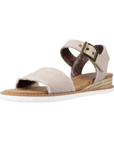 Woman Sandals SKECHERS DESERT KISS ADOBE PRINCESS MARRON CLARO