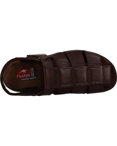 Zapatos de Hombre FLUCHOS SANDALIAS DE HOMBRE F0533 DOZER SALVATE BRANDYMARRON