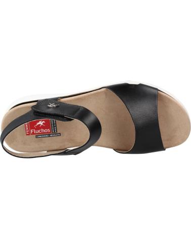 Sandales pour Femme FLUCHOS SANDALIAS MUJER MODELO F1475 COLOR NEGRO NEGRO NEGRO