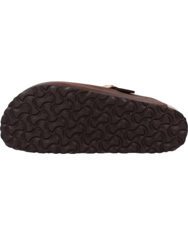 Woman and Man Clogs BIRKENSTOCK BOSTON NU MARRON