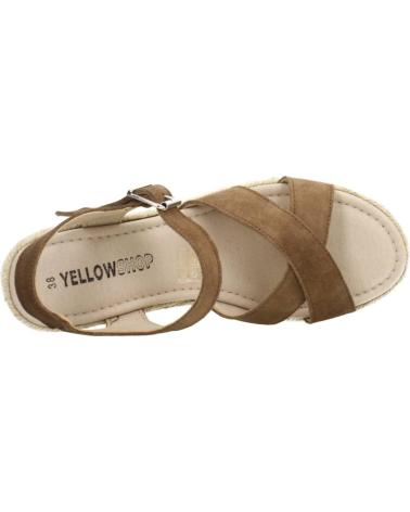 Sandálias de Mulher YELLOW MIDTOWN MARRON