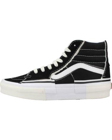 Sportif pour Femme et Homme et Fille et Garçon VANS OFF THE WALL VN0005UK6BT1 SK8-HI RECONSTRUCT NEGRO