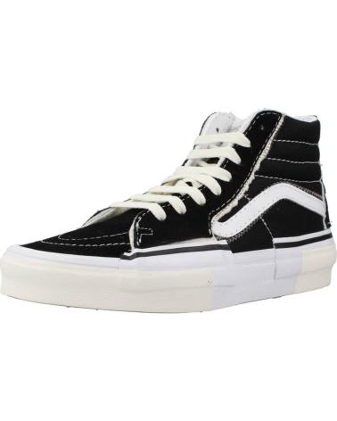Sportif pour Femme et Homme et Fille et Garçon VANS OFF THE WALL VN0005UK6BT1 SK8-HI RECONSTRUCT NEGRO