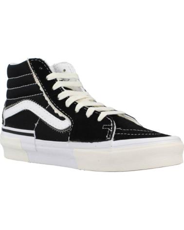 Sportif pour Femme et Homme et Fille et Garçon VANS OFF THE WALL VN0005UK6BT1 SK8-HI RECONSTRUCT NEGRO