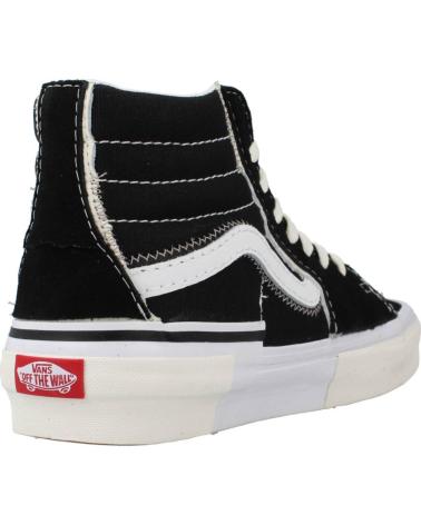 Sportif pour Femme et Homme et Fille et Garçon VANS OFF THE WALL VN0005UK6BT1 SK8-HI RECONSTRUCT NEGRO