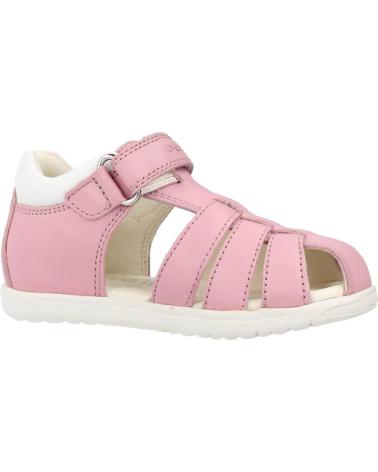 Sandali per Bambina GEOX B SANDAL MACCHIA GIR ROSA Sandali per Bambina GEOX B SANDAL MACCHIA GIR ROSA