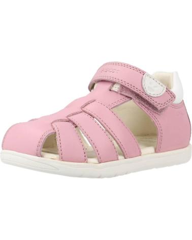 Sandali per Bambina GEOX B SANDAL MACCHIA GIR ROSA Sandali per Bambina GEOX B SANDAL MACCHIA GIR ROSA