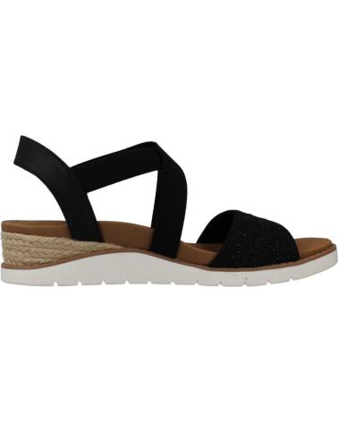 Sandales pour Femme skechers ARCH FIT BEACH KISS-BOHO BEYO NEGRA NEGRO