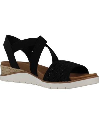 Sandales pour Femme skechers ARCH FIT BEACH KISS-BOHO BEYO NEGRA NEGRO