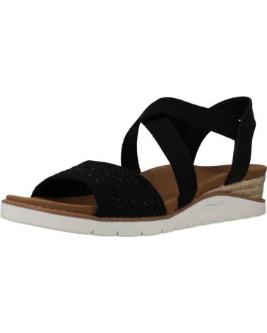 Sandales pour Femme skechers ARCH FIT BEACH KISS-BOHO BEYO NEGRA NEGRO